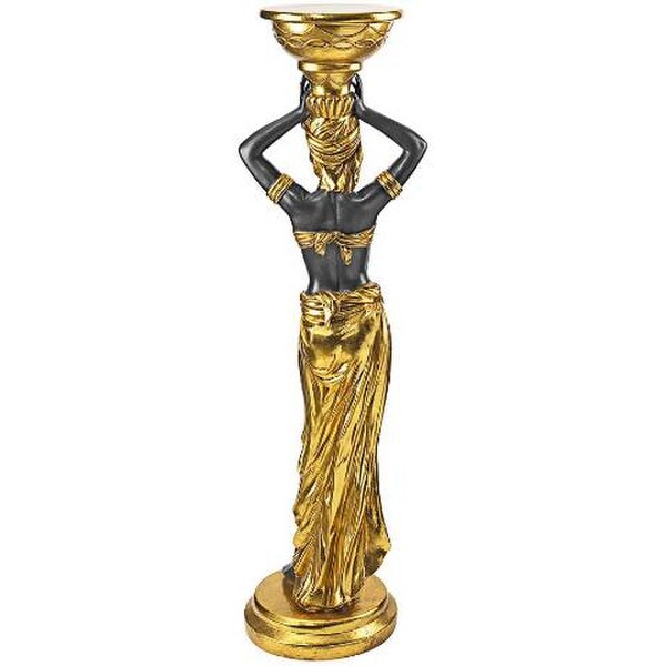 Column Water Maiden Pedestal French Revival Plinth architectural Art